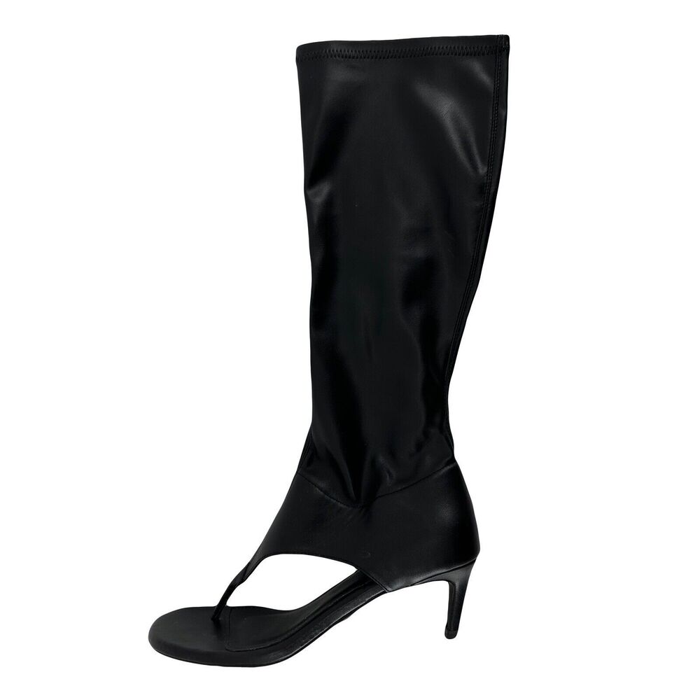 Elegant Black Heeled Boots